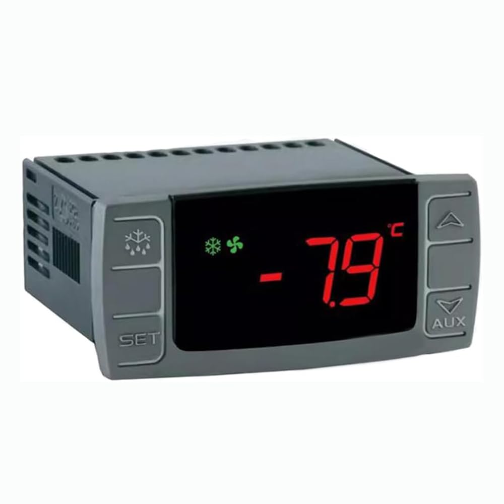 XR06CX-5R0C1 Contrôleur de thermostat numérique,ventilateur de dégivrage du compresseur 230v / 50-60hz avec entrées de sondes pour unités de réfrigération ventilées à moyenne et basse température
