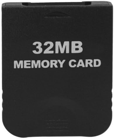 32MB GC Memory Card for Nintendo Wii GameCube, Black