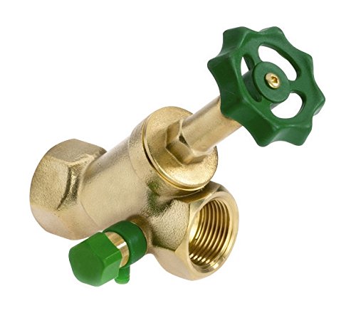 Preisvergleich Produktbild Sanitop-Wingenroth Freistromventil 1" mit Entleerung und 2 Innengewinden, messing, 1 Stück, 1 Zoll, 14305 9