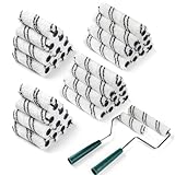 CoatPro Twools 40 Pack 4 Inch and 6 Inch Microfiber Paint Roller Covers with 2pcs Anti Rust Metal Roller Frames, Professional Grade Painting Tools for Walls, Ceilings, Furniture