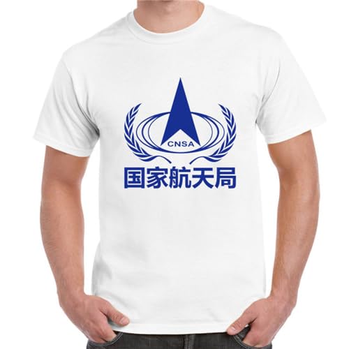 China National Space Administration CNSA Logo The Martian White T-Shirt White L