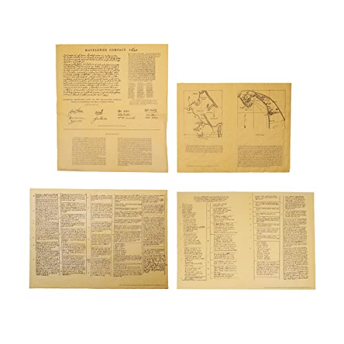 Mayflower Compact Parchment Paper Poster