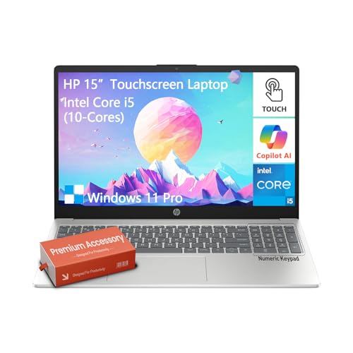 HP 15�C���` �m�[�g�p�\�R�� �^�b�`�X�N���[���R���s���[�^�[ 15.6�C���` �^�b�`�X�N���[���r�W�l�X�m�[�g�p�\�R�� Windows 11 Pro Lifetime Office | 10�L�[�i���o�[�p�b�h | 10�R�A Intel Core i5 ?