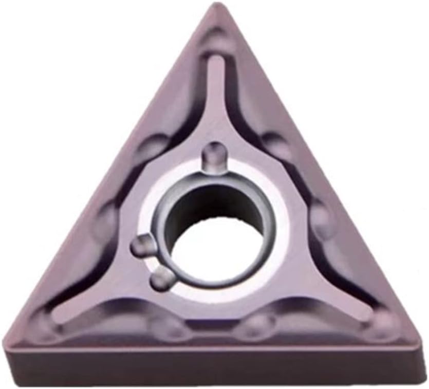 Carbide Insert for Turning Boring TNMG160404 TNMG160408 TNMG160412 for Steel Stainless Steel Aluminum Machining(TNMG for steel,TNMG160404)