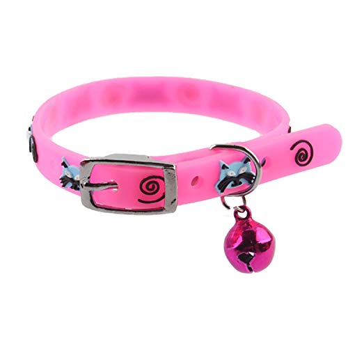 THE DDS STORE Cat Collars with Removable Bell Polished Durable Metal Buckle Soft and Adjustable for Cats Puppy Small Medium (PINK) (Pattern Design May Vary) (B08XBVTN2C) Amazon Price History, Amazon Price Tracker