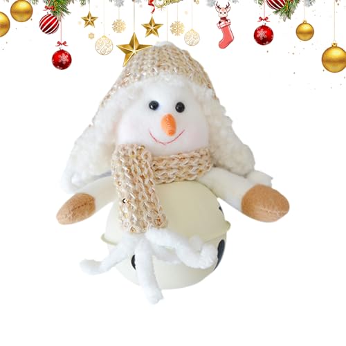 Campanas Decorativas - Diseño de Muñeco de Nieve Charm Decoración Decoraciones Colgantes | Decoración De Árbol De Navidad | Para Vacaciones Invierno Casa Puerta Chimenea
