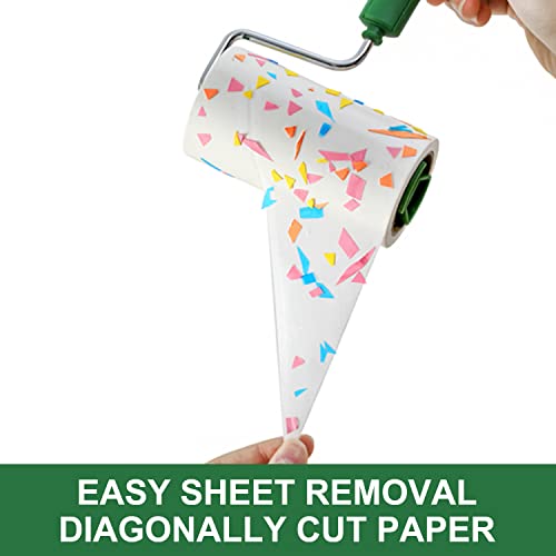 Fedicelly Lint Rollers Pet Hair Extra Sticky Clothes,Cat Dog Hair Remover Laundry Furniture Carpet,Total 600 Sheets Lint Remover Brush For Couch #TOP4