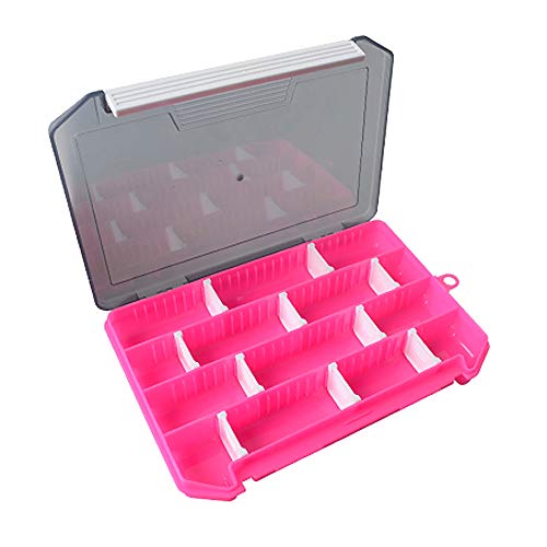 Estojo de isca, Andoer Bandejas de armazenamento de caixa de equipamento de pesca com divisores remo