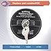 ZONFANT Locking Gas Cap W/2 Keys, Lock Fuel Cap Compatible With Chevy Honda Nissan Acura Mazda Cadillac GMC Vehicle 4Runner FJ Cruiser Silverado Camaro And More, Replace#10504 77300-47020