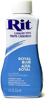 Rit Dyes royal blue liquid 8 oz. bottle [PACK OF 4 ] : Amazon.com.mx ...