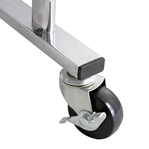 50 Pair Free Standing 10 Tier Shoe Tower Rack Chrome Metal Shoe Rack New #TOP7