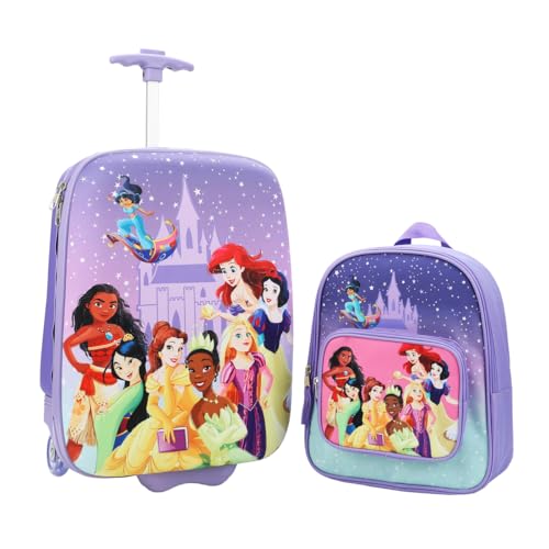 Disney Princess Characters & Castle 2-Pack Luggage Set