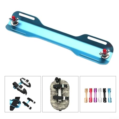Arnés de placa trasera de buceo para exploración de pecios con adaptador de tanque 8