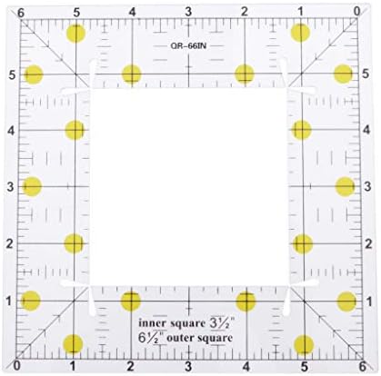 Sharplace Quilting 90 Degree Square Shape Acrylic Template