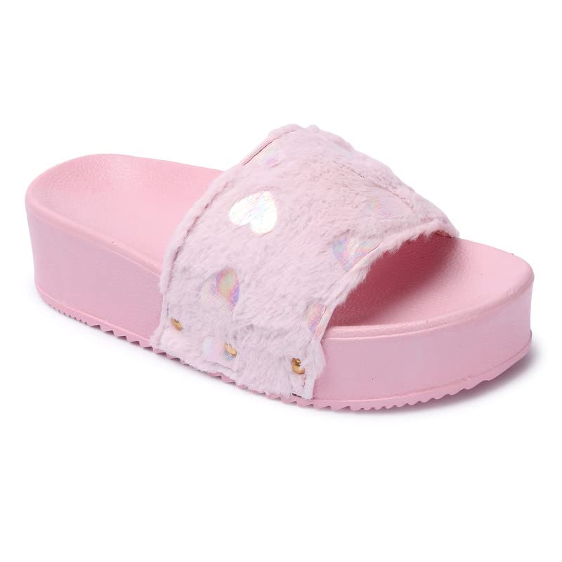 Image of Longwalk Women High Sole Fur Sandal for Girls