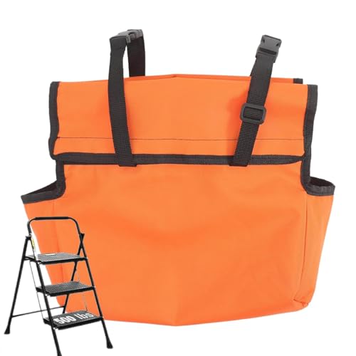 Bolsa de herramientas para escalera - Accesorio de escalera grande para compañero de escalera, bolsa de herramientas para bodega de carga, organizador de escalera de carga pesada con bolsa de