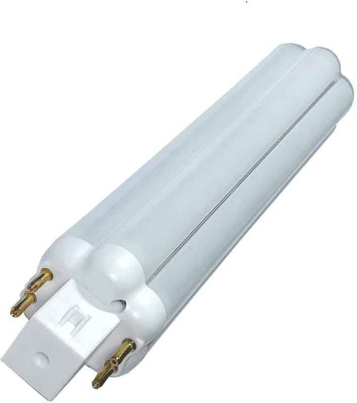 9w Led Gx24Q Bulb 4-Pin Base PL Retrofit Lamp Natural 4000k Daylight 20W CFL Replacement Bulb GX24 LED Reading Desk Table DownLight 360 Beam Child's No UV Blue Lights (3 Pack, Remove/Bypass Ballast)