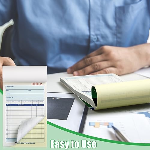 Lincia LINCIA-CARBONLESS PURCHASE-89 Pads Sales Order Book 2 Part Carbonless (White/Canary Yellow) Receipt Books thumb #5
