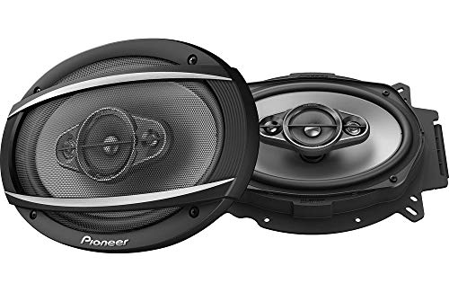 Pioneer New 650 Watts 6" X 9" 5-Way 4 ohms Full Range Coaxial Car Audio Stereo Amplifier Bass Woofer Loud Speakers 6X9 W/Free NUTEK Earbuds