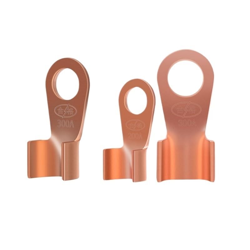 Cosses à nez nu en cuivre rouge OT-200A pour sertissage de câble électrique x10