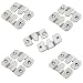 ZXHAO 44x19mm (1-3/4 x 3/4 inch) Stainless Steel Flush Mount Picture Heavy Hangers 10pcs