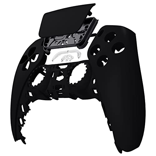 eXtremeRate Touchpad Front Cover Compatible with PS5 Controller, Case Front Housing Replacement Shell with Touch Pad Cover for PS5 Controller (Black) - Image 2