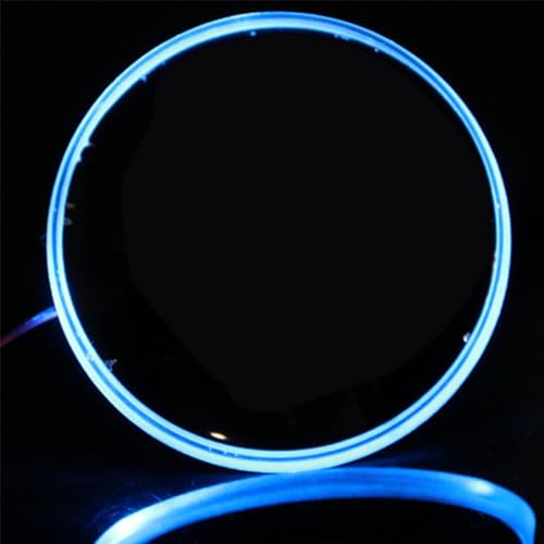 Image of Blue LED Car Background Grille Logo Badge Emblem Light lamp,82mm Waterproof Background Tail Badge Emblem Logo LED Light Lamp Sticker Auto Emblems Compatible for B /MW 3 5 7 Series X3