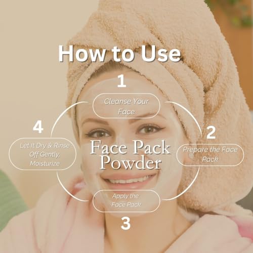 Image of Utkrisht Khadi Sandalwood Face Pack Powder 100g | Pure, Natural & Ayurvedic | For Pigmentation, Dark Spots, Breakouts & Fine Lines | Face Pack for Glowing Skin | Men & Women