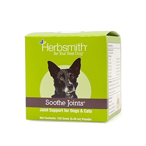 Herbsmith Soothe Joints – Cat + Dog Arthritis Pain Relief For Senior Pet Aches + Pains – Joint Health For Senior Dogs + Cats – 150G Powder #TOP18