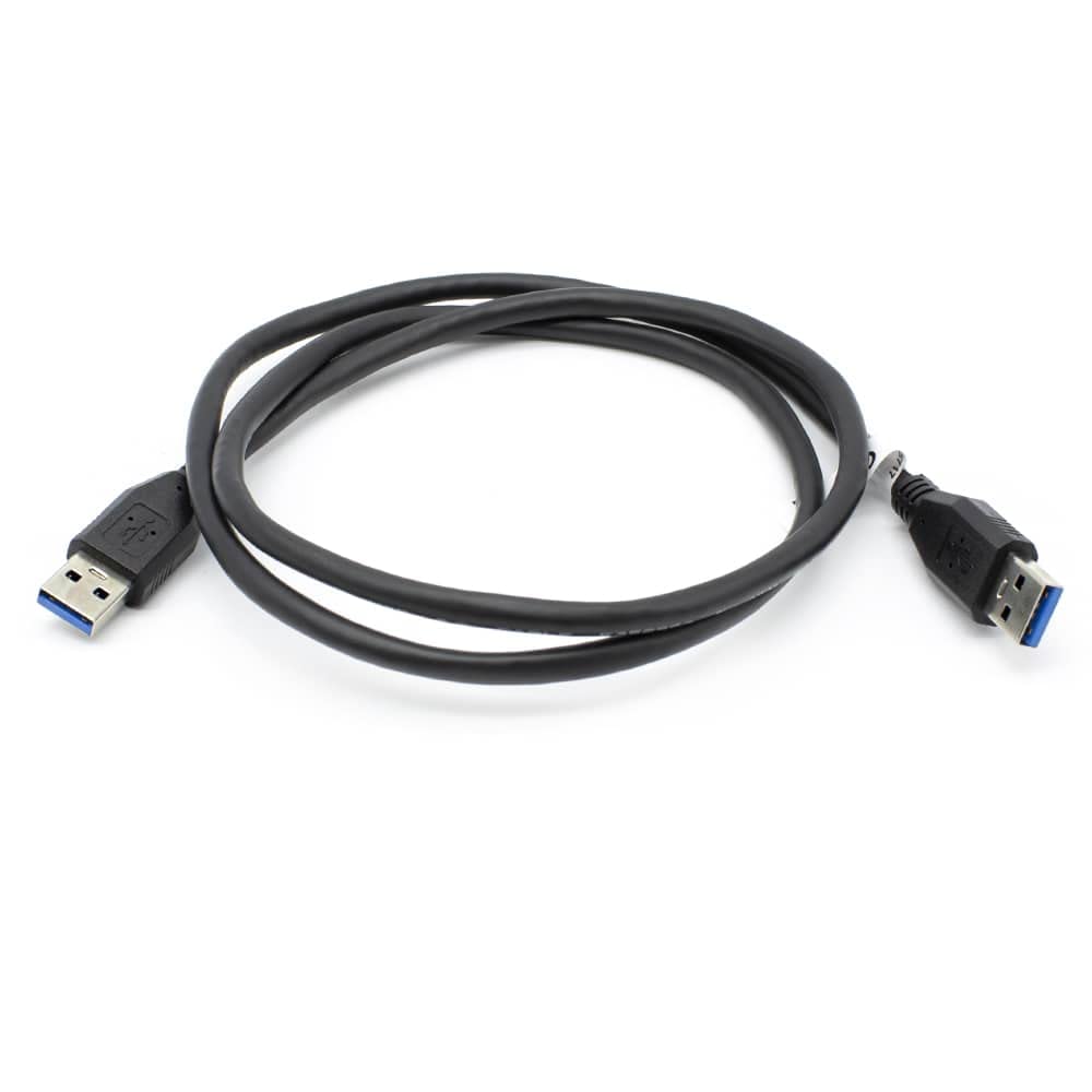 CABLEPELADO Cavo USB 2.0 Tipo A Maschio-Maschio 2 Metri - Alta Velocità 480 Mbps Per Trasferimento Dati - Beige - Compatibile Con PC, HDD, TV Box, Raspberry Pi
