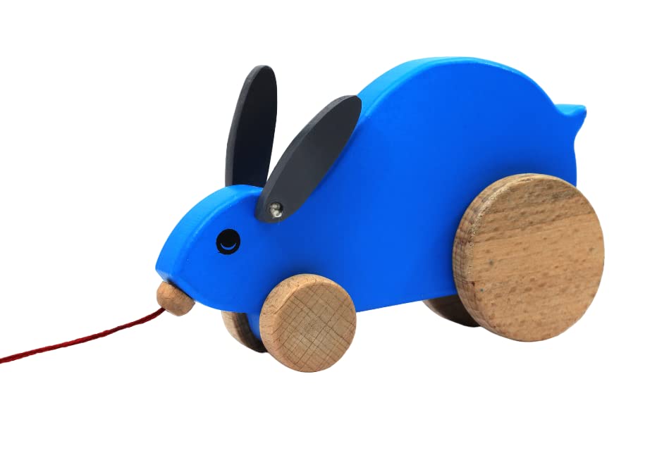 ToyArtsy Wooden Pull Along Toy, Baby Early Walking Pull Toy, Rope Toy for Babies, Walking Toy Vehicle for Babies Wood (Rabbit Pull Along Toy) (B0BY3H2DTC) Amazon Price History, Amazon Price Tracker