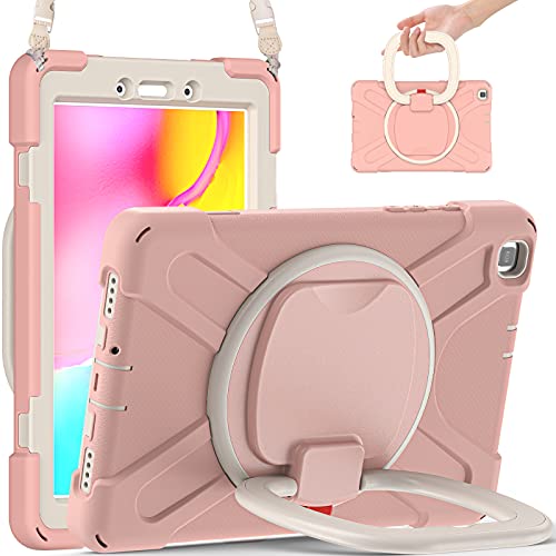 Coque Samsung Tab A 8.0 antichoc enfants avec poignée rotative 360