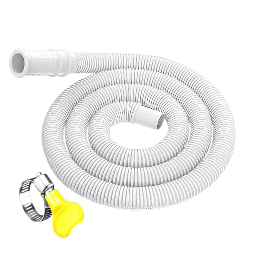 Manguera Desagüe Aire Acondicionado – Tubo Flexible 16mm Interior – Conducto 3м 4м 5m Deshumidificador | Línea Condensación HVAC | Tubería Agua Lavadora Split Sin Conductos Antifugas Con Abr