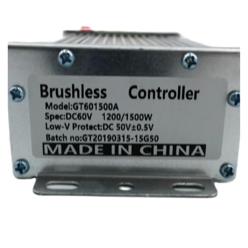 CAARLA Electric Vehicle Motor Controller 60V 1200W-1500W 45Amax BLDC Motor Controller 15 Tube Electric Bicycle Brushless Motor Controller - Thumbnail 2