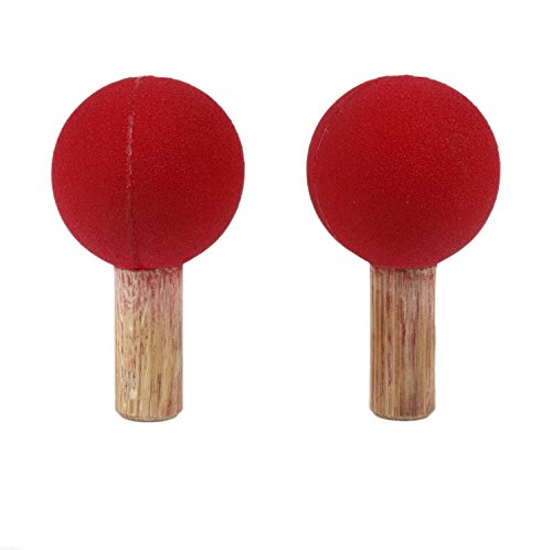 Peg Board Bombs/Balls 3.5" (Set of 2) | Climbing Holds | Strength Training | Grip Training | Red