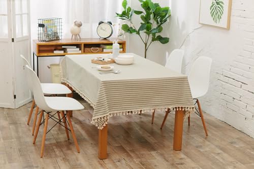 Nappe rectangulaire KnSam 140x220cm anti-tache verte polyester