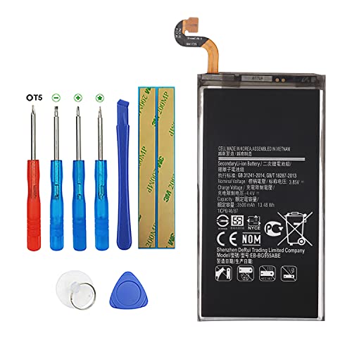 Vvsialeek EB-BG955ABE 3500mAh Replacement Battery Compatible with Galaxy S8 Plus G955 EB-BG955ABA with Toolkit