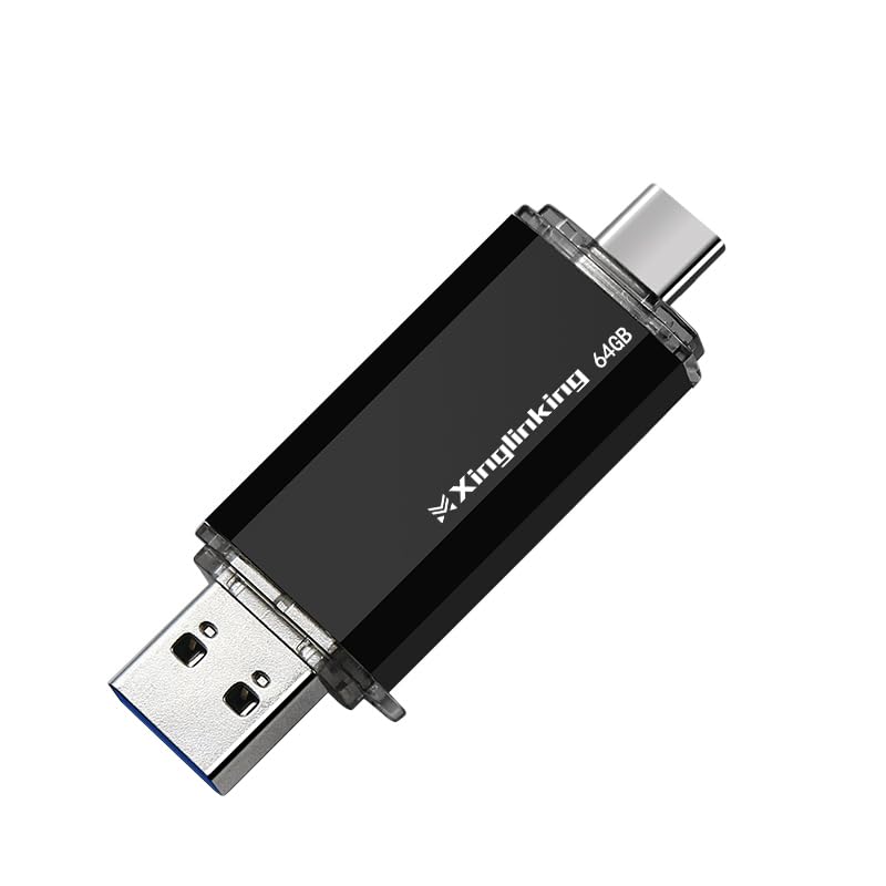 64GB Dual USB Flash Drive USB C & USB A 2-in-1, Thumb Drive for Type-C Phones, PC, External Storage for Photos/Videos/Files-picture-50