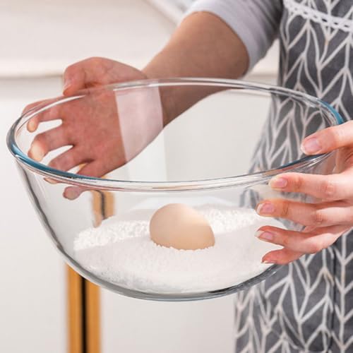Bol mélangeur en verre 4500ml saladier polyvalent cuisine