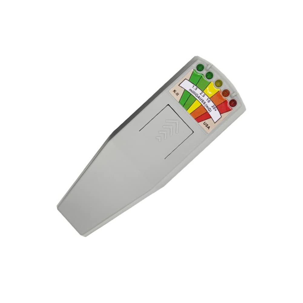 K2 Medidor de Radiación de Campo Electromagnético Digital Portátil 5 LED Gauss EMF para la Seguridad Personal de la Caza de Fantasmas