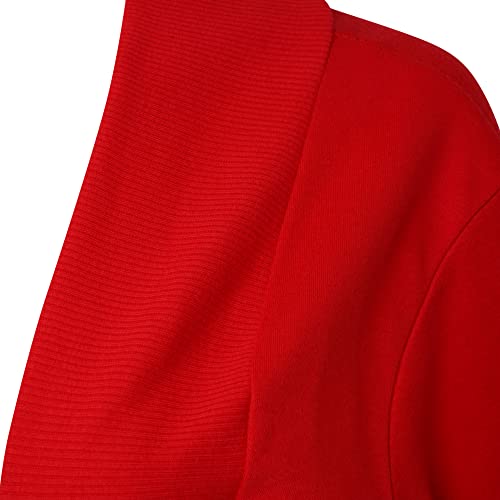 Image of Loxdonz Girl's Short Sleeve Shrug Childrens Kids Cotton Cardigan Bolero Shrug Jacket