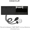 LotFancy Pediatric Blood Pressure Cuff Manual, Child Professional BP Cuff 7.2-10.5, Children Aneroid Sphygmomanometer Small Cuff with Portable Carring Case and Zero Calibration