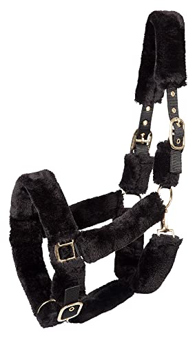 Plüsch Halfter Mit Teddy-Fell - Weich Gepolstert Für Pferde & Ponys