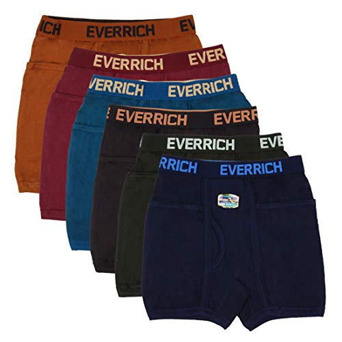 Inner's Hub Ever Rich Mens Pure Cotton Trunk Boxer Brief Innerwea...