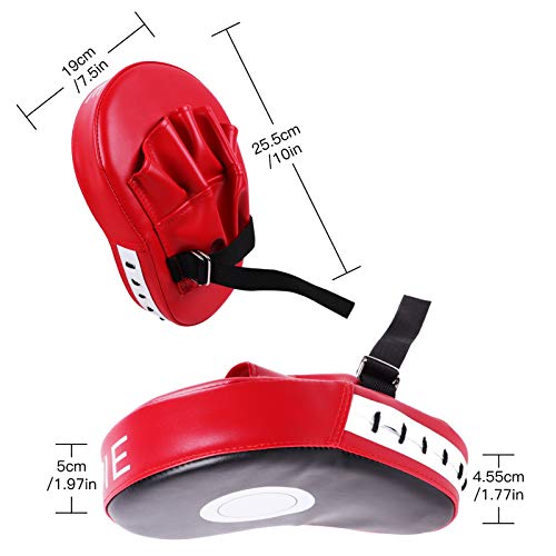 image for Cyfie Boxing Pads Curved Focus Punching Mitts Training Hand Target Pad