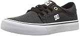 DC Unisex-Child Youth Trase TX SE Skate Shoes Sneaker, Black/Grey/White, 13 M US Big Kid