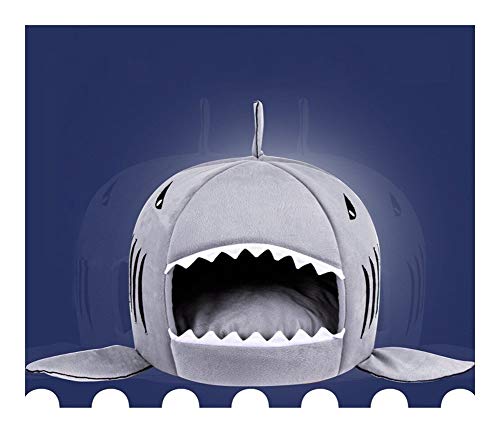 Lit pour chien lavable avec coussin amovible forme requin - 5