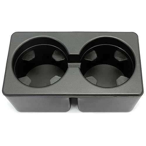 Portavasos doble consola plástico ABS negro miniatura 4