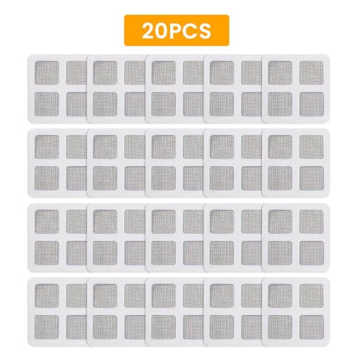 Image of Square Steel Kitchen Strainer, Sink Jali, Drain Filter, Wide Rim Anti Clogging Mesh Drain Filter Vegetable Hair Catcher Drain Cover (10)