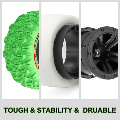 12mm Hex RC Wheel Tires Mud Set for 1/14 1/16 RC Buggy Truck Upgrades by GOUP RC - Image 5